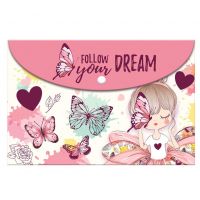 FASCIKLA A4 DUGME 585031 Dream Butterfly SY