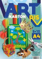 ART KARTON RIS A4 MIX 1/50 250GR ,10boja x5kom 1510