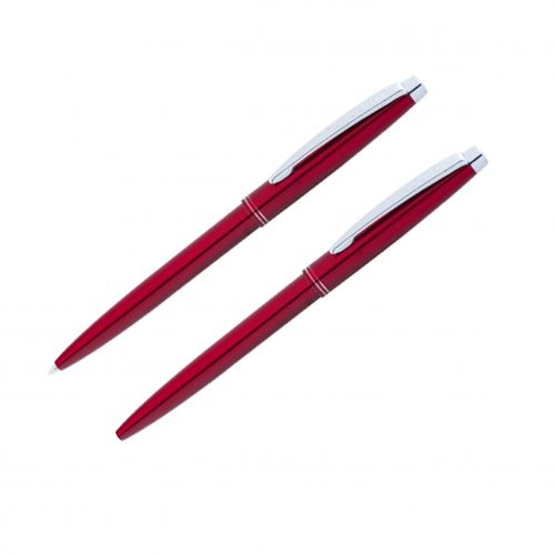 Set Scrikss Prestige hemijska i tehnička olovka crvena u kutiji-TOTALNA RASPRODAJA